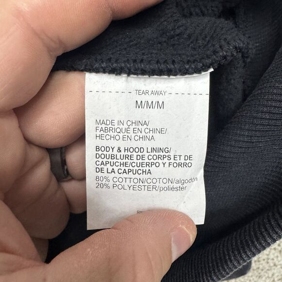 Under Armour Icon Heavyweight Fleece Wash Oversized Hoodie Mens Medium Black New - Picture 8 of 14